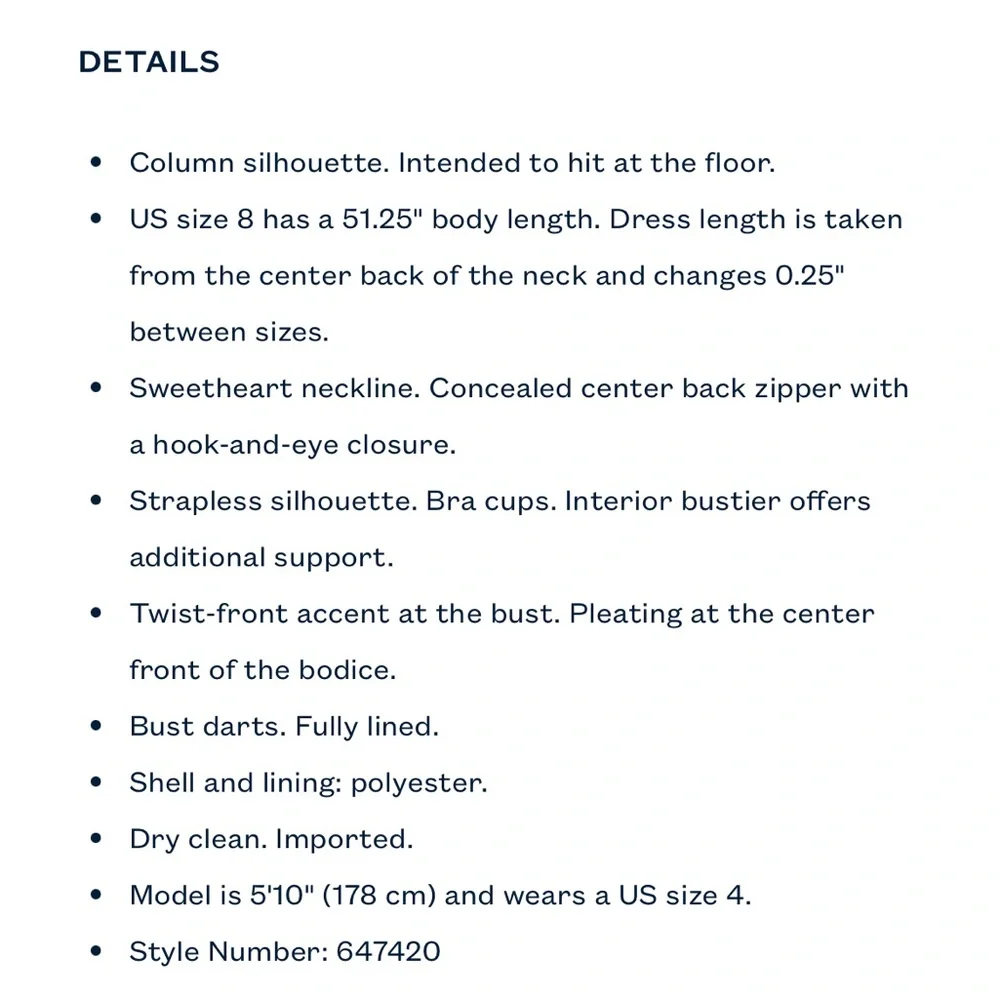 Ralph Lauren Metallic Gold Evening Gown - Picture 8 of 8